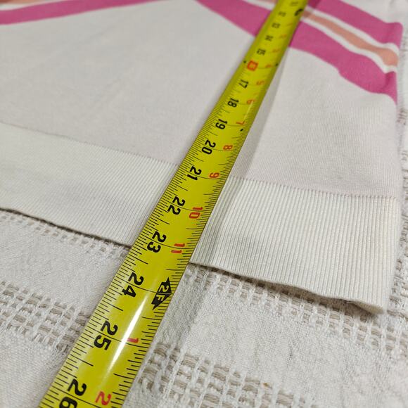 Pink Thread Triple Chevron Knit Sweater Size M Used Good - Picture 4 of 7